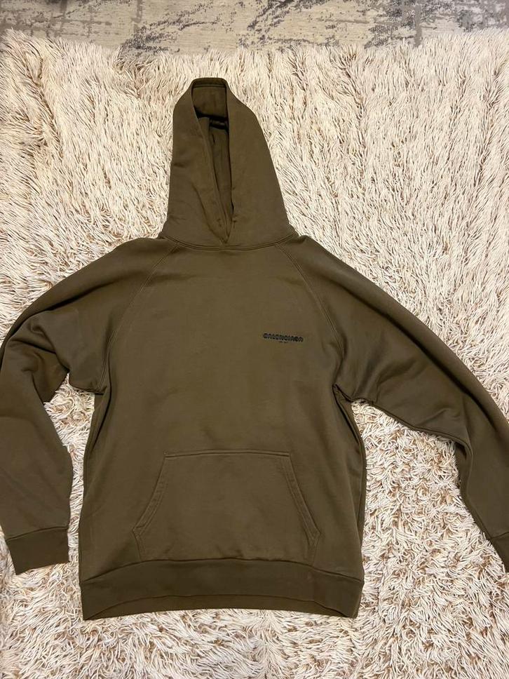 Oversized Balenciaga hoodie maat L zgan khaki, Kleding | Heren, Truien en Vesten, Zo goed als nieuw, Zwart, Ophalen of Verzenden
