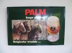 KARTONNEN RECLAME BORDJE"PALM HOGE GISTING"JAREN 80/90, Ophalen of Verzenden, Zo goed als nieuw, Reclamebord