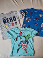 3 't- shirts Marvel Spiderman maat 110/ 116, Gebruikt, H&M, Ophalen of Verzenden, Shirt of Longsleeve