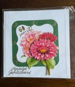 Nieuwe zelfgemaakte kaart gefeliciteerd 60 jaar getrouwd, Hobby en Vrije tijd, Ophalen of Verzenden, Nieuw, Overige thema's