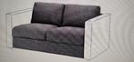 IKEA VIMLE hoezen zwart/grijs, Huis en Inrichting, Banken | Bankstellen, Minder dan 75 cm, 150 tot 200 cm, Tweepersoons, Ophalen of Verzenden