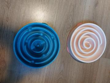 2 anti schrok bakken hond _ voerbakken 30cm beschikbaar voor biedingen