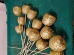appels goud decoratie op steel 13 stuks, Ophalen of Verzenden, 'T Olde Gre-j, Info@toldegrej.nl, Endepoelstraat 20f Didam