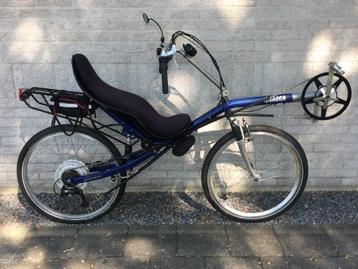 Nazca Pioneer elektrische fiets e-bike bovenstuur ligfiets