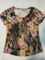 Mansted, mooi tshirt, zomer bloemen, maat S., Kleding | Dames, Overige kleuren, Ophalen of Verzenden, Zo goed als nieuw, Korte mouw