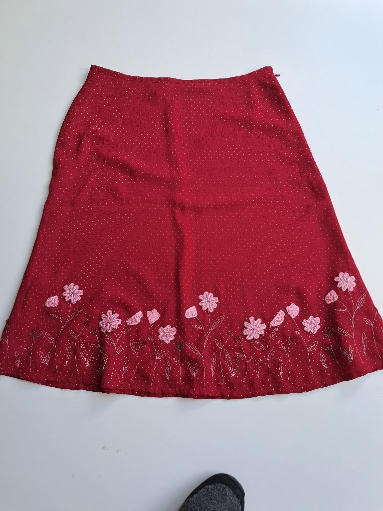rood wit stippen rok, Part Two, met borduursel 38/40, Kleding | Dames, Maat 38/40 (M), Part Two, Ophalen of Verzenden, Zo goed als nieuw