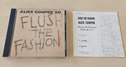 Alice Cooper - Flush The Fashion CD 1980/1990 Japan, Cd's en Dvd's, Cd's | Rock, Gebruikt, Poprock, Ophalen of Verzenden