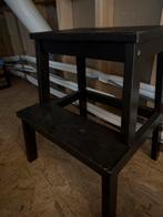 Houten opstapje / krukje - Zwart Ikea Buddly, Gebruikt, Zwart, Ophalen of Verzenden, Eén