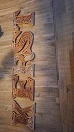 Houten letters decoratie, Ophalen, Gebruikt