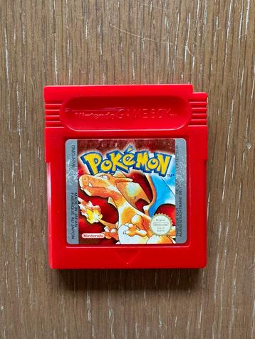 Pokémon Rood Gameboy Color beschikbaar voor biedingen