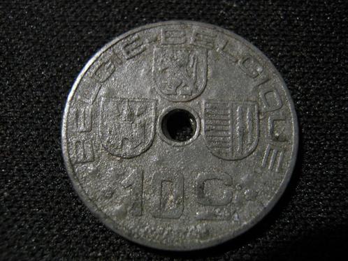 Oorlogsgeld WW2 bezet Belgie 10 Centimes 1944 (NL-F) #i59, Postzegels en Munten, Munten | België, Losse munt, Overig, Verzenden
