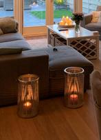 2 Rivièra Maison windlichten, Huis en Inrichting, Ophalen, Zo goed als nieuw, Metaal