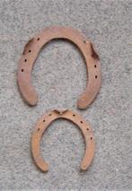 2 oude hoefijzers, Tuin en Terras, Ophalen of Verzenden, Gebruikt