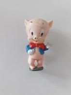 Vintage Porky Pig PVC Figure – Looney Tunes, Ophalen of Verzenden, Gebruikt