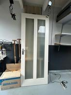 2 witte deuren, Doe-het-zelf en Verbouw, Deuren en Horren, Ophalen, Gebruikt, 80 tot 100 cm, Binnendeur