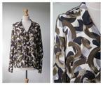 Sandwich - prachtige blouse / khaki groen wit / maat 38, Maat 38/40 (M), Verzenden, Zo goed als nieuw, Sandwich