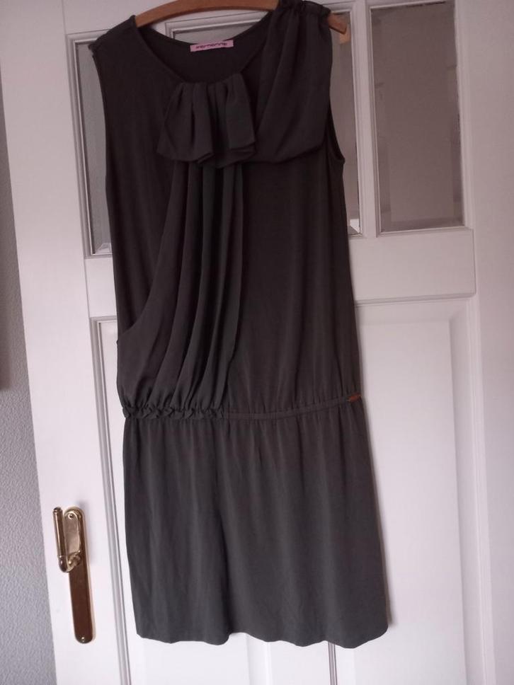 Fornarina mt M/L jurk, Kleding | Dames, Jurken, Gedragen, Maat 38/40 (M), Bruin, Knielengte, Ophalen of Verzenden