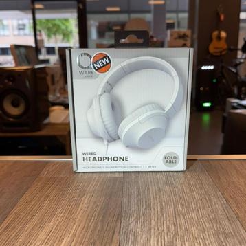 Qware wired foldable headphone – WHITE | NEW beschikbaar voor biedingen