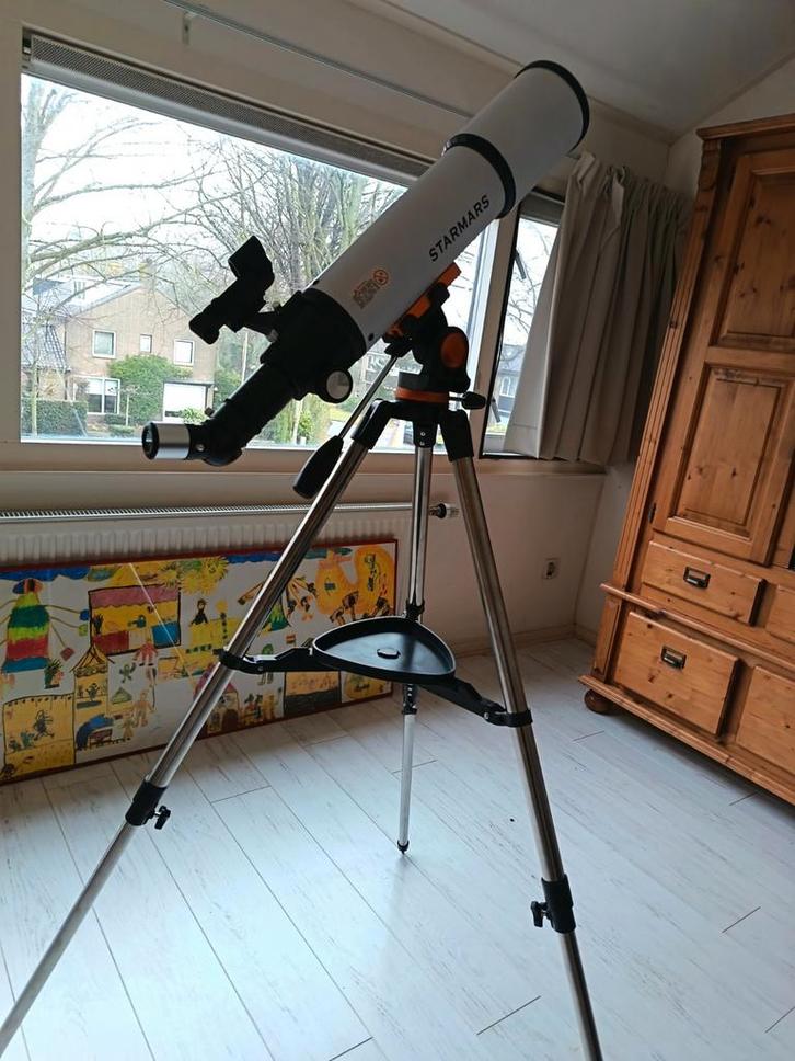 Telescoop - Starmars, Audio, Tv en Foto, Optische apparatuur | Telescopen, Gebruikt, Lenzentelescoop (refractor), Minder dan 80 mm