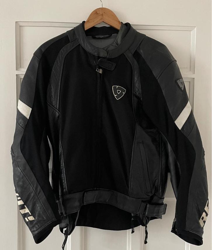 Revit motorjas en HJC helm, Motoren, Kleding | Motorkleding, Jas | leer, Heren, Tweedehands, Ophalen