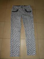 NIEUW Mos Mosh skinny jeans W 27 wit blauw Naomi Glam Print, Nieuw, Lang, MOS MOSH, Maat 36 (S)