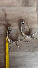 Zilveren Gewei Ornamenten Kerstboom Decoratie, Ophalen of Verzenden, Nieuw