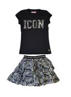 Geweldig VINGINO setje shirt met rok maat 12/152., Kinderen en Baby's, Kinderkleding | Maat 152, Zo goed als nieuw, Setje, Vingino