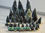 Kerstdorp Bomen Set - 40 Stuks, Huis en Inrichting, Woonaccessoires | Kandelaars en Kaarsen, Kunststof, Ophalen of Verzenden, Zo goed als nieuw