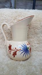 Flora Gouda aardewerk kan met bloemen, Antiek en Kunst, Ophalen of Verzenden