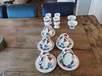 Boerenbont kopjes, bekers, kommetjes, Huis en Inrichting, Keuken | Servies, Ophalen, Zo goed als nieuw, Bord(en), Aardewerk