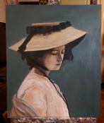 Schilderij olieverf op paneel, Ophalen of Verzenden