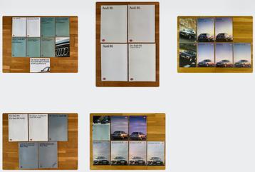 Audi 80 en 100 folders, 32 stuks beschikbaar voor biedingen