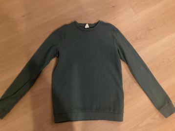 Mooie groene Hema trui - maat 158/164 beschikbaar voor biedingen