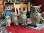 Uilen 3x, Verzamelen, Beelden en Beeldjes, Ophalen of Verzenden, Zo goed als nieuw, Dier