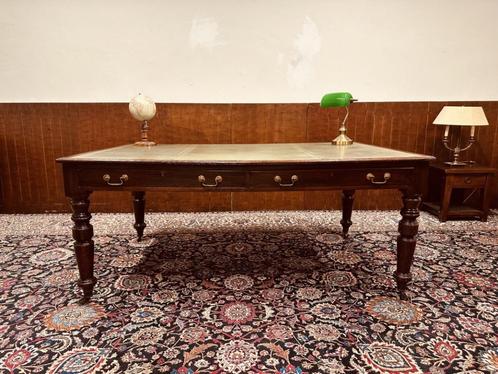 Antiek Engelse Schrijftafel Bureau, Antiek en Kunst, Antiek | Kantoor en Zakelijk, Ophalen