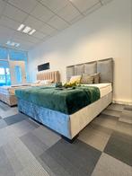 Boxspring 2 Persoons Compleet 180x200, Crème, 180 cm, 200 cm, Nieuw