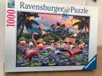 Flamingo Puzzel - Ravensburger - Zo goed als nieuw, Ophalen, 500 t/m 1500 stukjes, Zo goed als nieuw, Legpuzzel