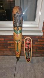 Afrikaanse Maskers - Set van 2, Ophalen, Gebruikt