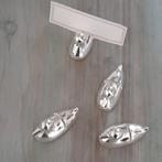 4 eendjes voor naamkaartjes/plaatsbordje op tafel, Antiek en Kunst, Curiosa en Brocante, Ophalen of Verzenden