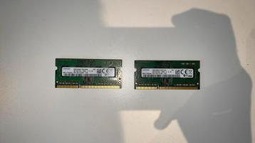 Samsung DDR3 SO-DIMM RAM geheugen - 2x4GB - 1600MHz beschikbaar voor biedingen