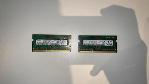 Samsung DDR3 SO-DIMM RAM geheugen - 2x4GB - 1600MHz, Computers en Software, RAM geheugen, Zo goed als nieuw, Laptop, 8 GB, DDR3