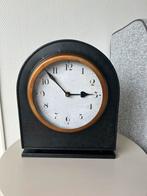 Staande klok - Clayre & Eef - Zwart metaal op voet, Ophalen, Zo goed als nieuw, Analoog, Staande klok