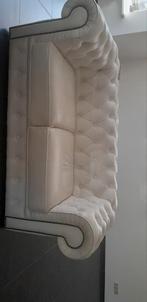 Chesterfield bank 2 zits en 3 zits, Ophalen, Zo goed als nieuw, 75 tot 100 cm