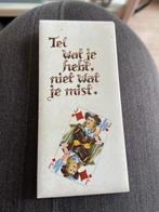 kleine spreuktegel, Ophalen of Verzenden