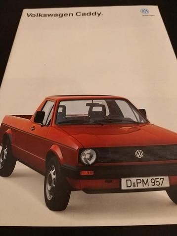 Volkswagen Caddy mk1 folder óók Caddy camper en kleuren  beschikbaar voor biedingen