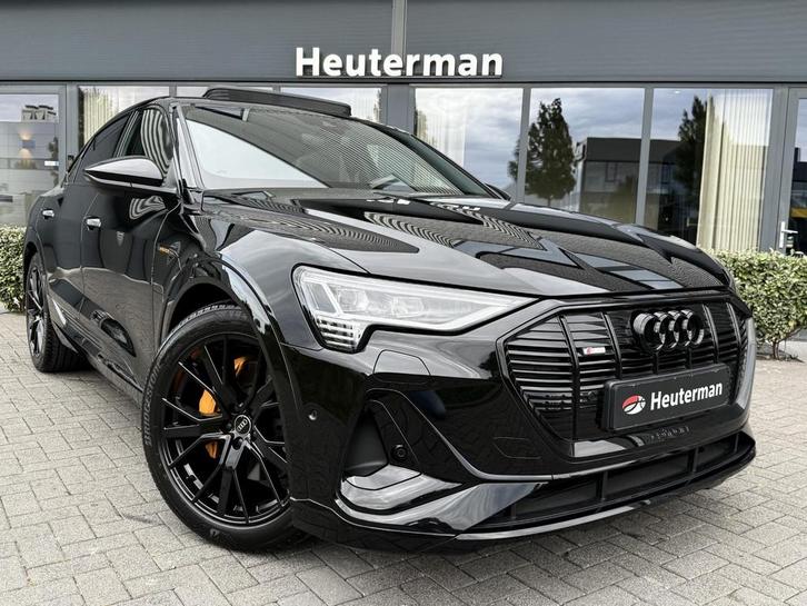 Audi e-tron Sportback 50 Quattro Sportback Black Ed. Panodak, Auto's, Audi, Bedrijf, Te koop, e-tron, 4x4, ABS, Achteruitrijcamera