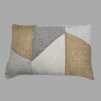 patchwork kussenhoes van meubelstoffen, Ophalen of Verzenden, Nieuw, Overige kleuren, Rechthoekig