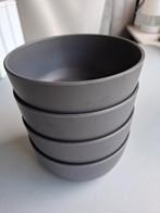 Royal VKB buitenservies AH schaal 15 cm grijs, Ophalen of Verzenden, Gebruikt, Overige stijlen, Schaal of Schalen