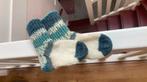 Wollen babysokjes met de hand gebreid, Kinderen en Baby's, Babykleding | Schoentjes en Sokjes, Ophalen of Verzenden, Zo goed als nieuw