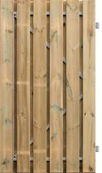 Schuttingdeur geïmpregneerd op ijzeren frame diverse maten, Tuin en Terras, Ophalen of Verzenden, Nieuw, Hout